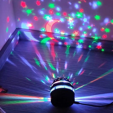 veilleuse projecteur d'étoiles au plafond